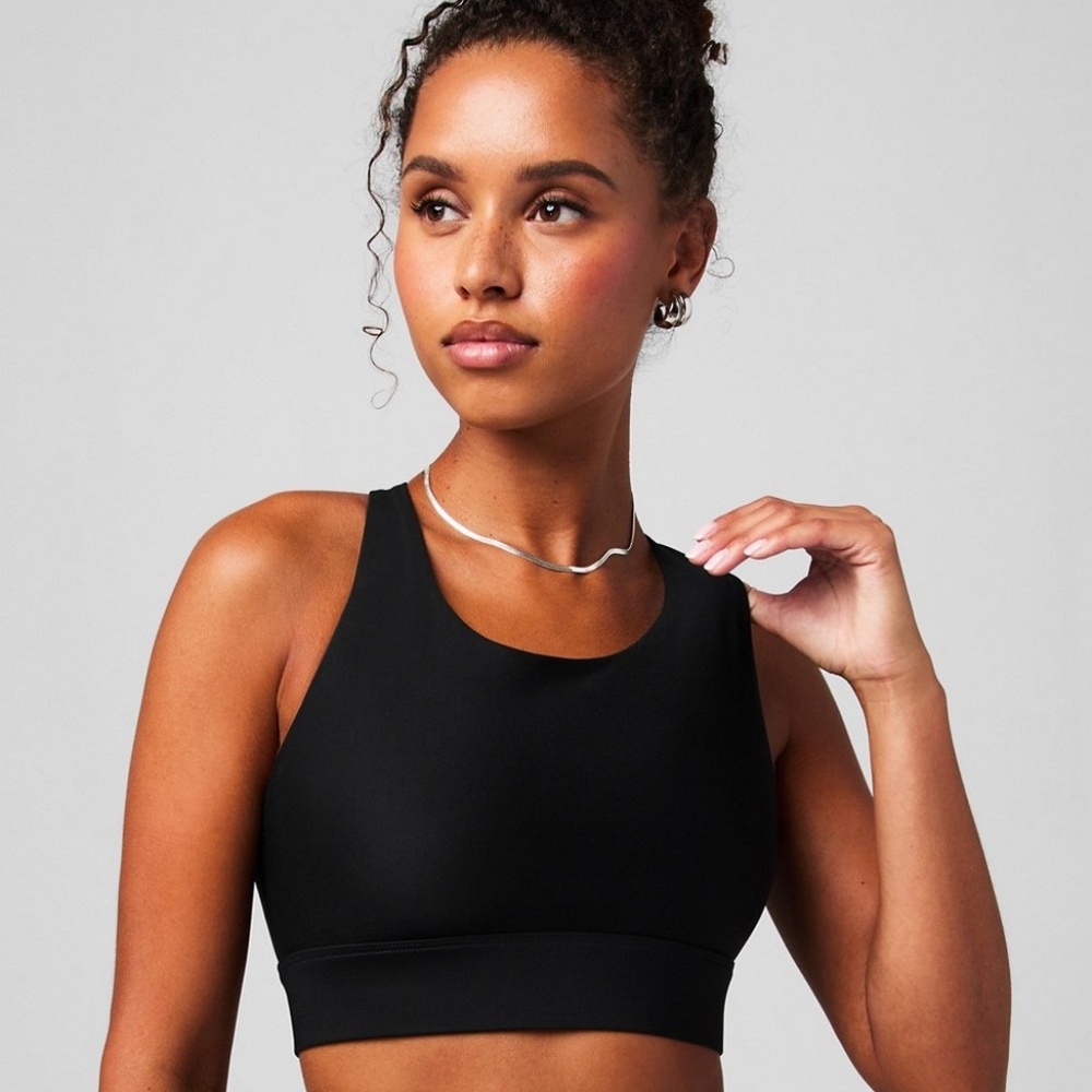 The Fabletics No-Bounce High Impact Sports Bra is a must for  workouts.NWT